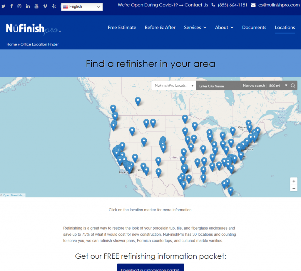location map page