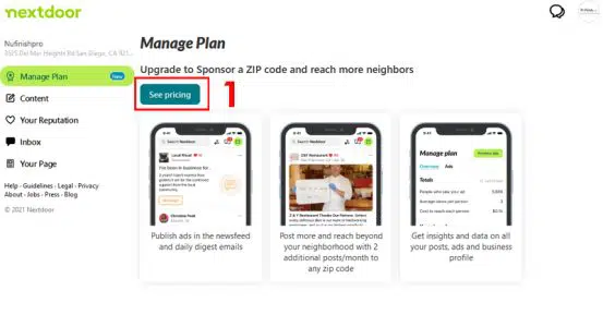 Nextdoor-Dashboard-02-Manage-Plan