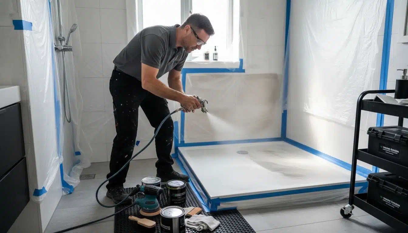 Shower Pan Refinishing